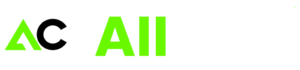 Allcric white logo