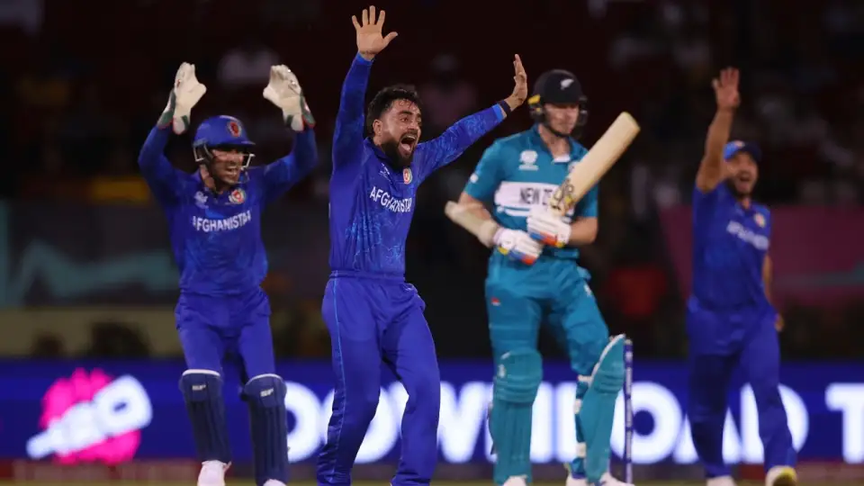 Afghanistan have booked a spot in the T20 World Cup Super 8 stage, beating Papua New Guinea by seven wickets at the Brian Lara Cricket Stadium here on Friday (as per IST).