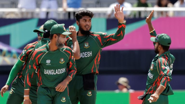 In a nail-biting finish, Bangladesh clinched their place in the Super Eight stage of the ICC Men’s T20 World Cup with a heart-stopping win over Nepal, marking their entry with drama and determination.