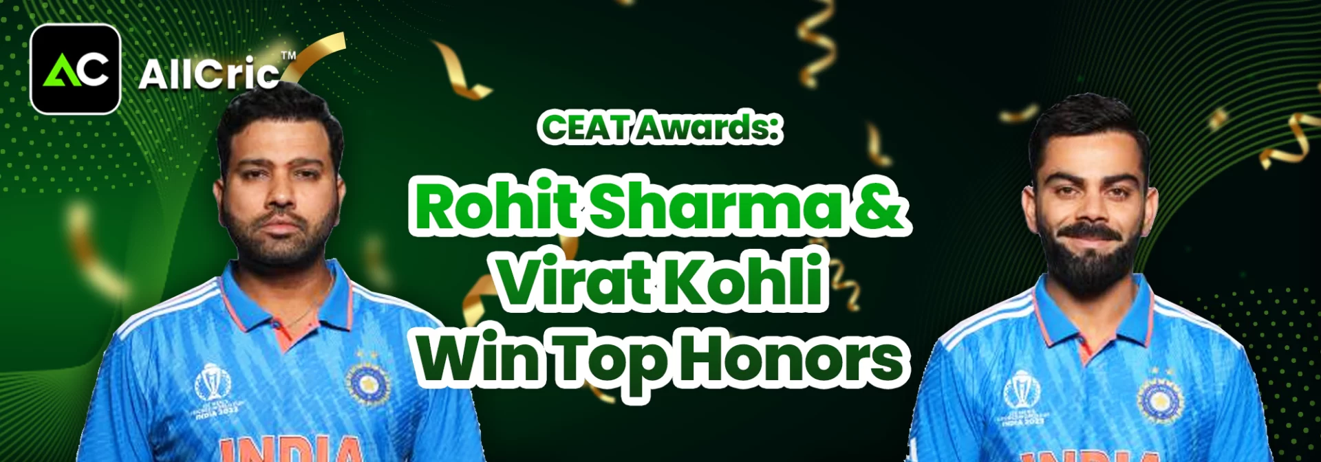 CEAT Awards: Rohit Sharma & Virat Kohli Win Top Honors