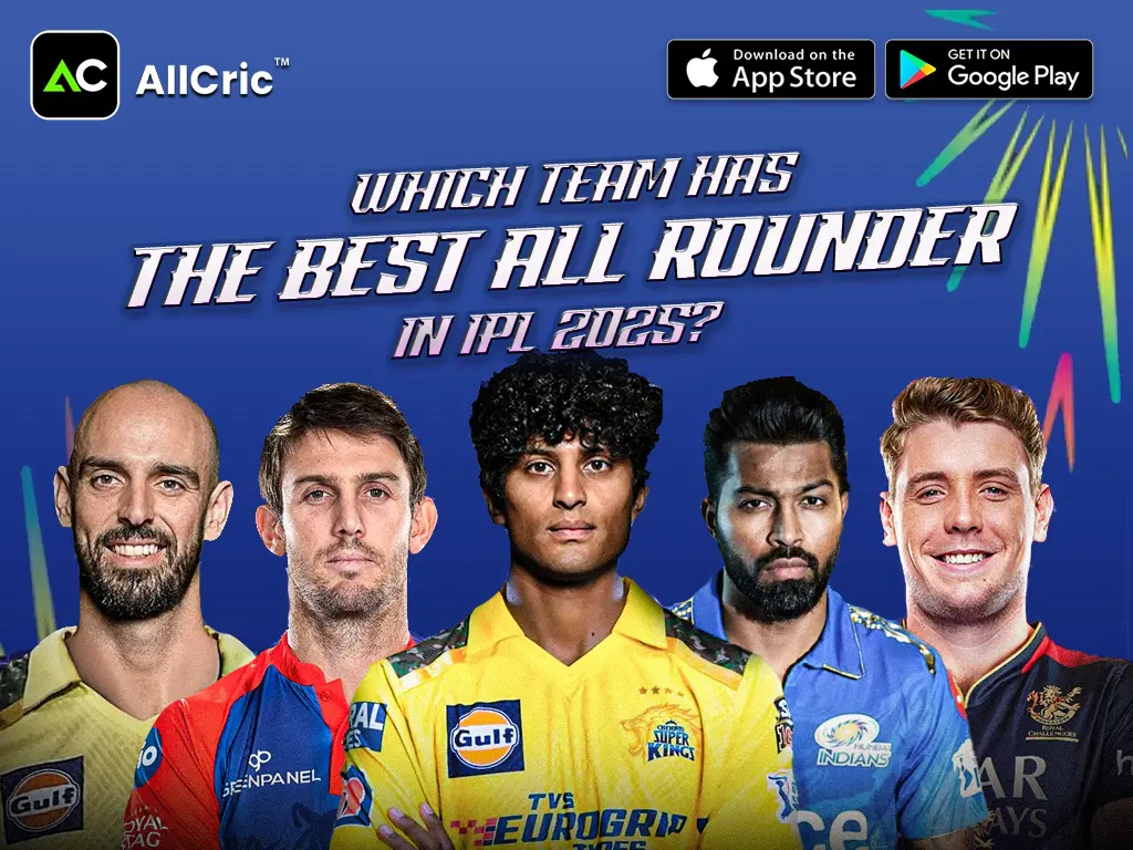 Which team has the best all rounder in IPL 2025?