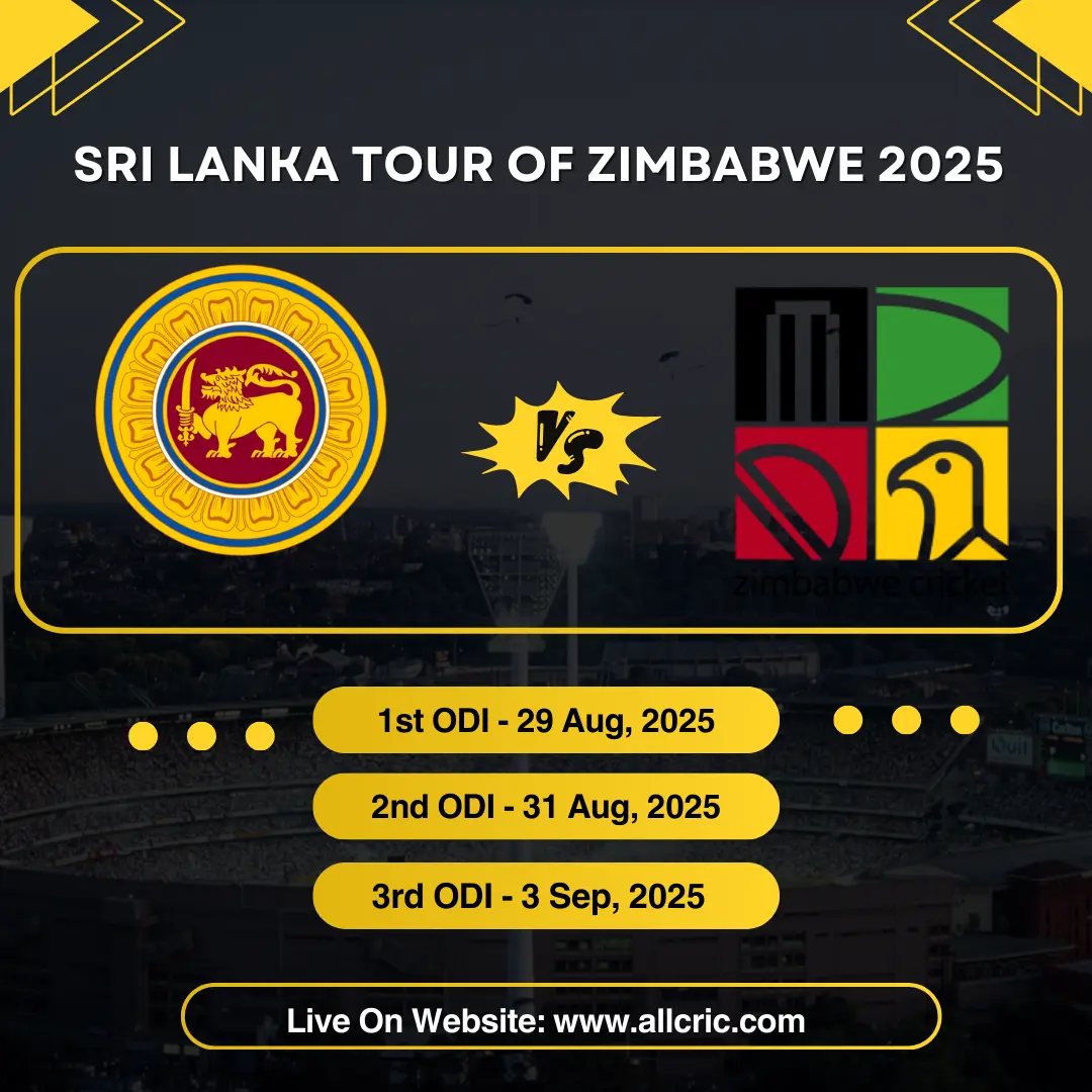 Get Sri Lanka vs Zimbabwe 2025 schedule, squads, head-to-head, pitch reports & match predictions
