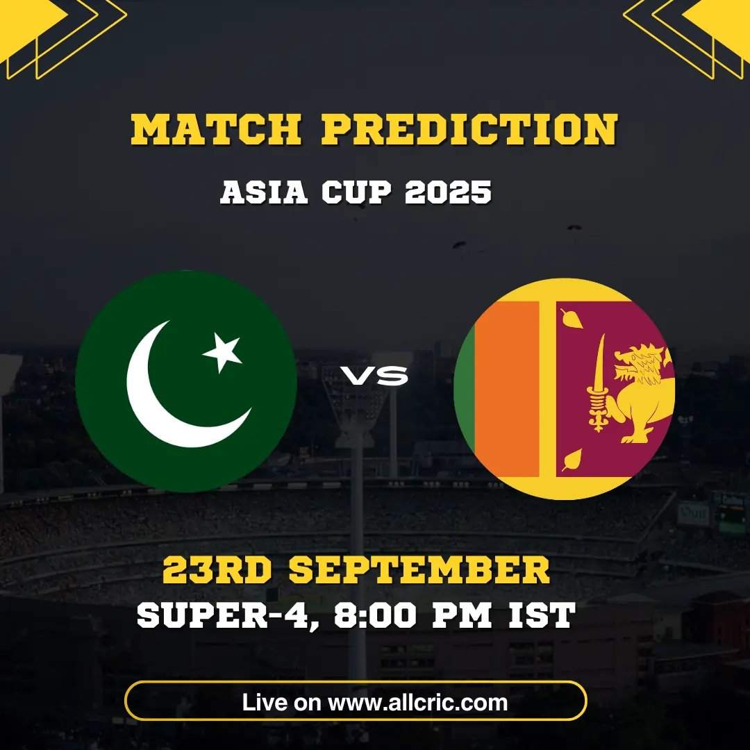 PAK vs SL Super 4 Match & Dream11 Prediction Today - Asia Cup 2025