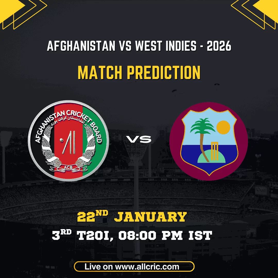 AFG vs WI dream11 prediction today match – Afghanistan vs West Indies 3rd T20I match prediction and dream11 team today, Dubai 2026