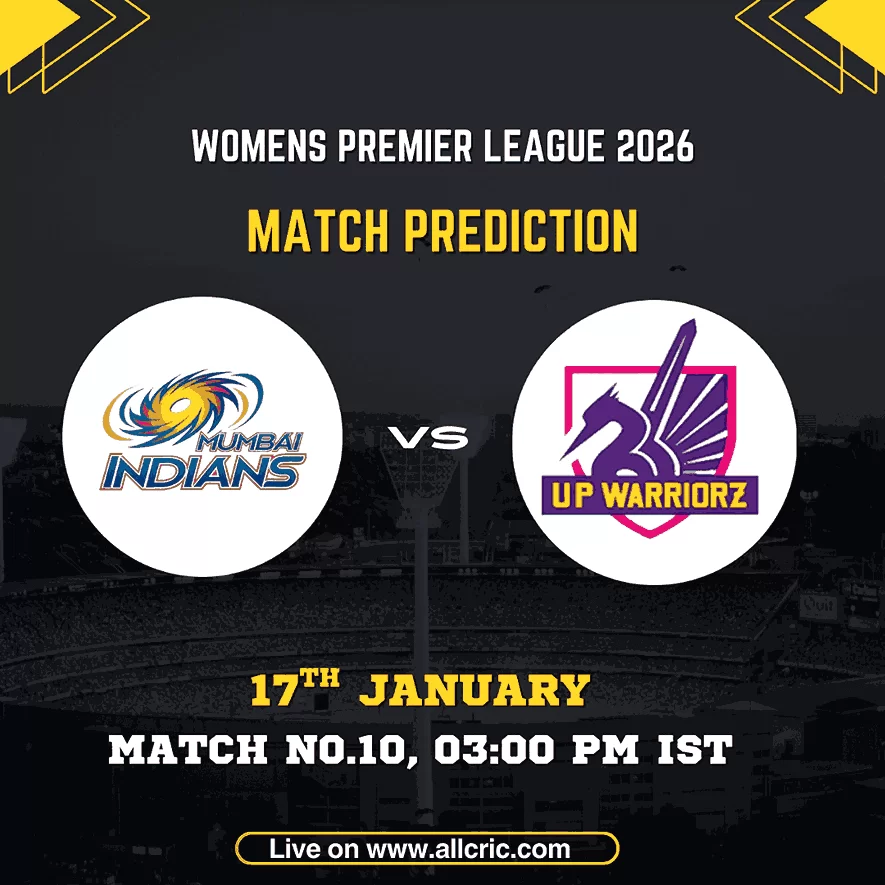 MI-W vs UP-W match prediction – Women’s Premier League 2026 Match 10 preview, MI-W vs UP-W dream11 prediction & toss update at DY Patil Stadium