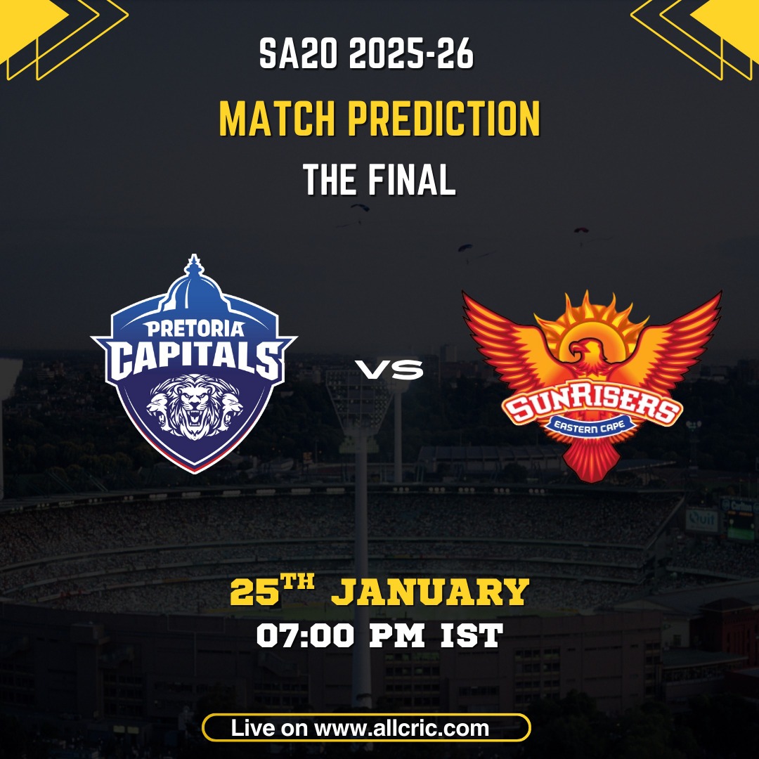 PC vs SEC Dream11 prediction today for SA20 Final 2026 between Pretoria Capitals and Sunrisers Eastern Cape