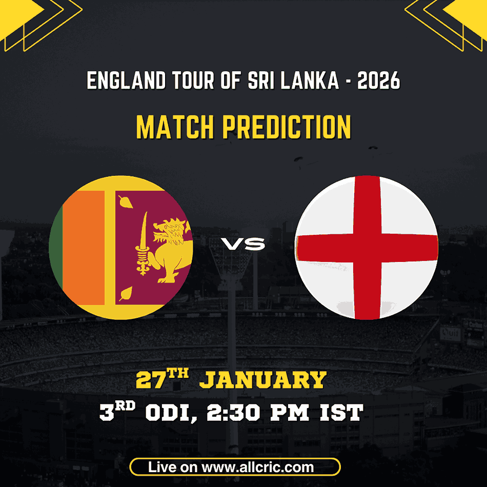 SL vs ENG Dream11 prediction today match for 3rd ODI 2026, featuring Sri Lanka vs England at R Premadasa Stadium with match date and time