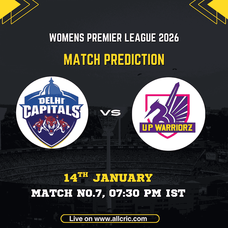 DC-W vs UP-W today match prediction – WPL 2026 Match 7 preview, toss update and winner prediction at DY Patil Stadium