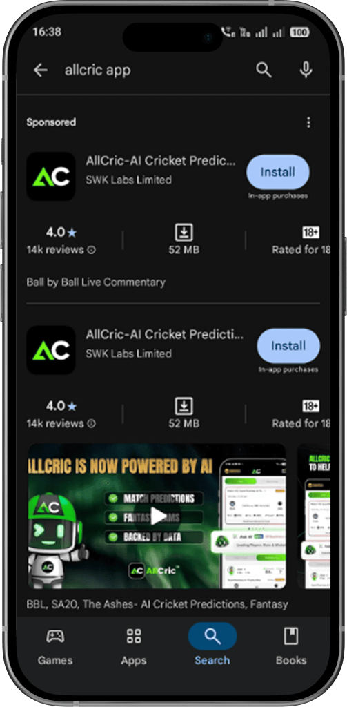 how to download AllCric