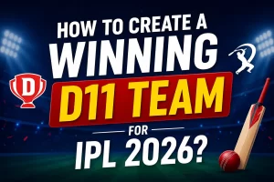 “How to create a winning Dream11 team for IPL 2026 fantasy cricket guide banner”