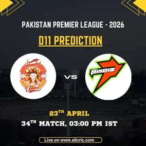 ISU vs RWP Dream11 prediction today match PSL 2026 Islamabad United vs Rawalpindi fantasy team prediction April 23 Karachi match preview