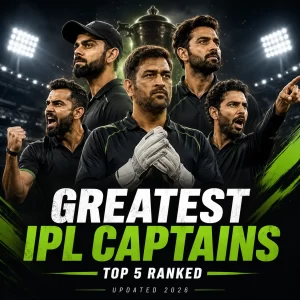 Greatest IPL Captains Ranked (2026 Update) — From MS Dhoni’s unmatched consistency and 10 IPL finals to Rohit Sharma’s five-title Mumbai Indians dynasty, discover the top 5 IPL captains of all time. Featuring Gautam Gambhir’s KKR transformation, Shane Warne’s iconic 2008 underdog triumph, and Hardik Pandya’s modern leadership success.