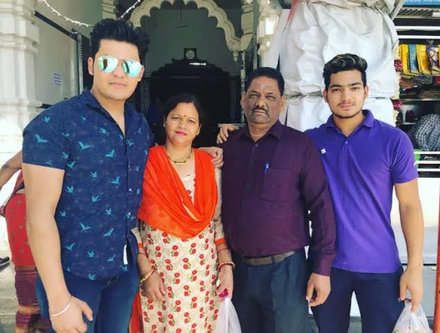 Anuj Rawat family photo highlighting the Uttarakhand-born wicketkeeper-batter’s roots and the family support behind his cricket journey from Ramnagar to Delhi.