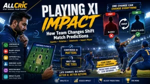 How Do Playing XI Changes Affect Cricket Match Predictions?