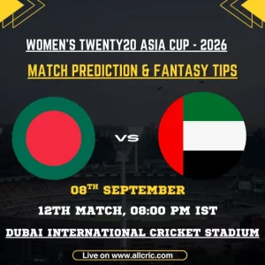BAN-W vs UAE-W match prediction fantasy tips match 12 2026
