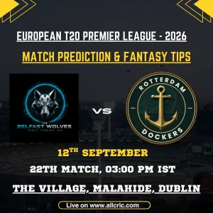 BFW vs RDD Match Prediction & Fantasy Tips – Match 22, 2026