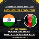 IND vs AFG D11 Prediction Today Match & Fantasy Tips – 2nd T20 2026