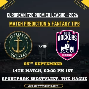 RDD vs ECR match prediction fantasy tips match 14 2026