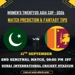 SL-W vs PAK-W Match Prediction & Fantasy Tips – 2nd Semi-Final, 2026