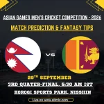 SL vs NEP Today 3rd Quarterfinal Match Prediction & Fantasy Tips
