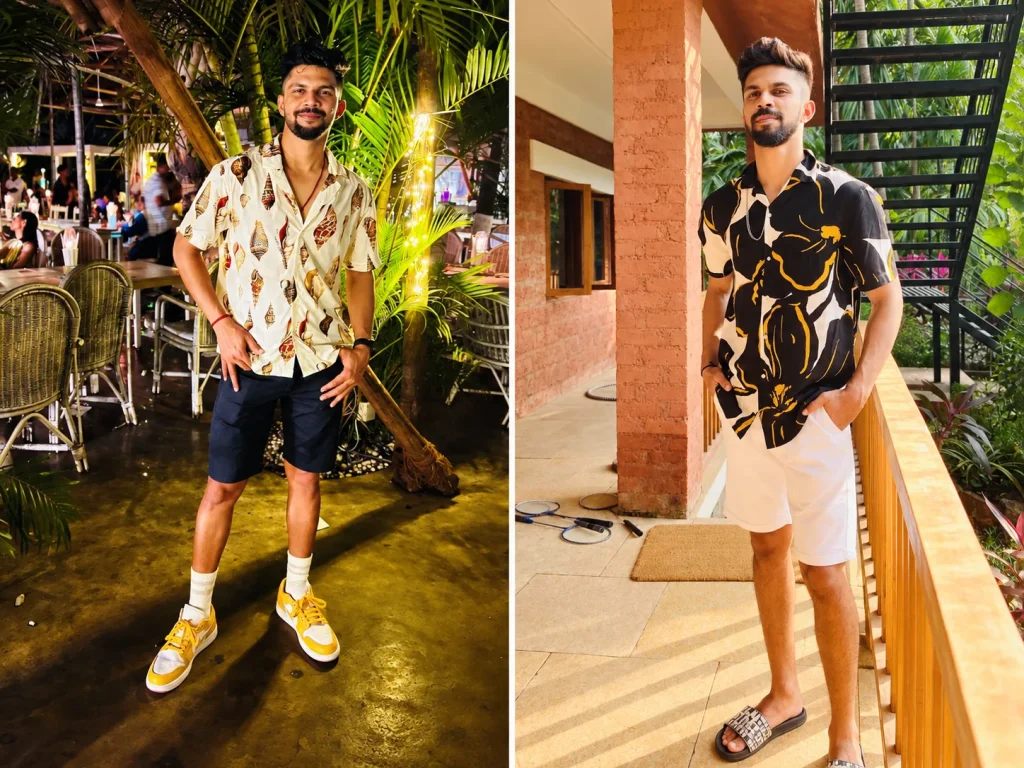Ruturaj Gaikwad lifestyle photo collage highlighting his estimated net worth and earnings in 2026.