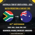 SA vs AUS 3rd ODI Match Prediction, Pitch Report & Fantasy Tips