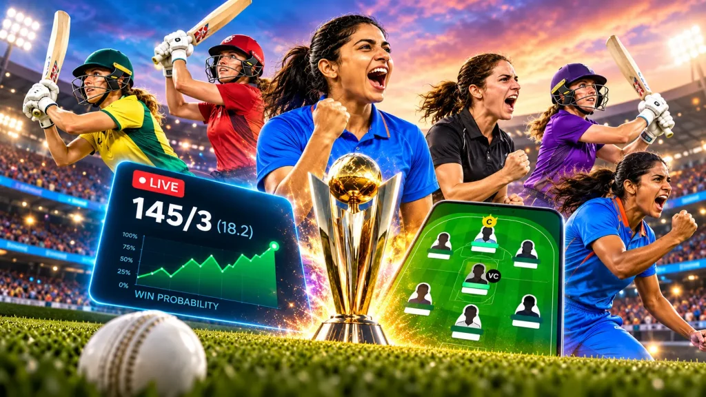 Best App for Women's Cricket Live Score and Fantasy Tips