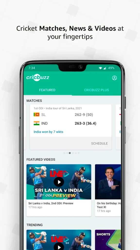 Cricbuzz app