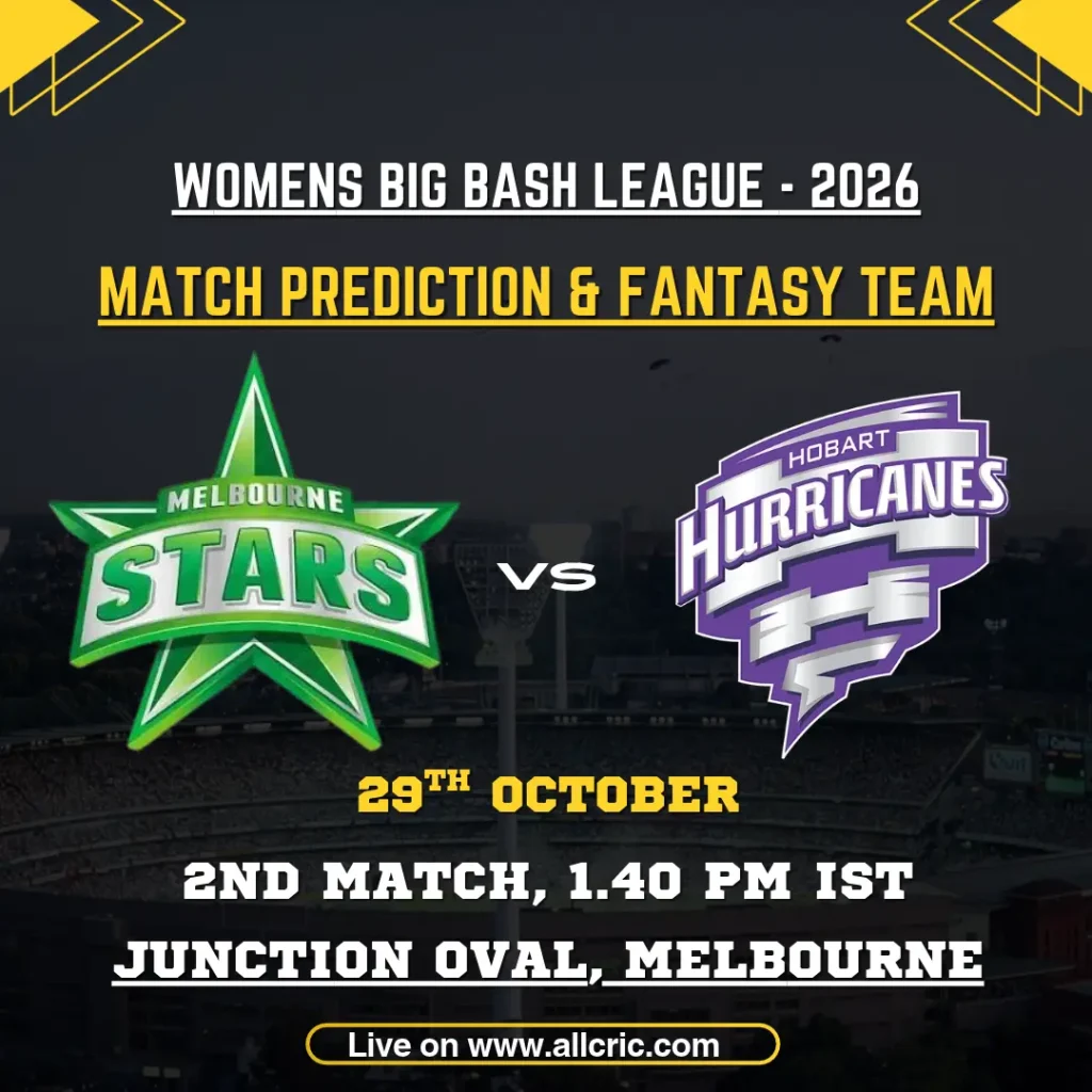 MS-W vs HH-W 2nd Match Prediction, Pitch Report & Fantasy Team