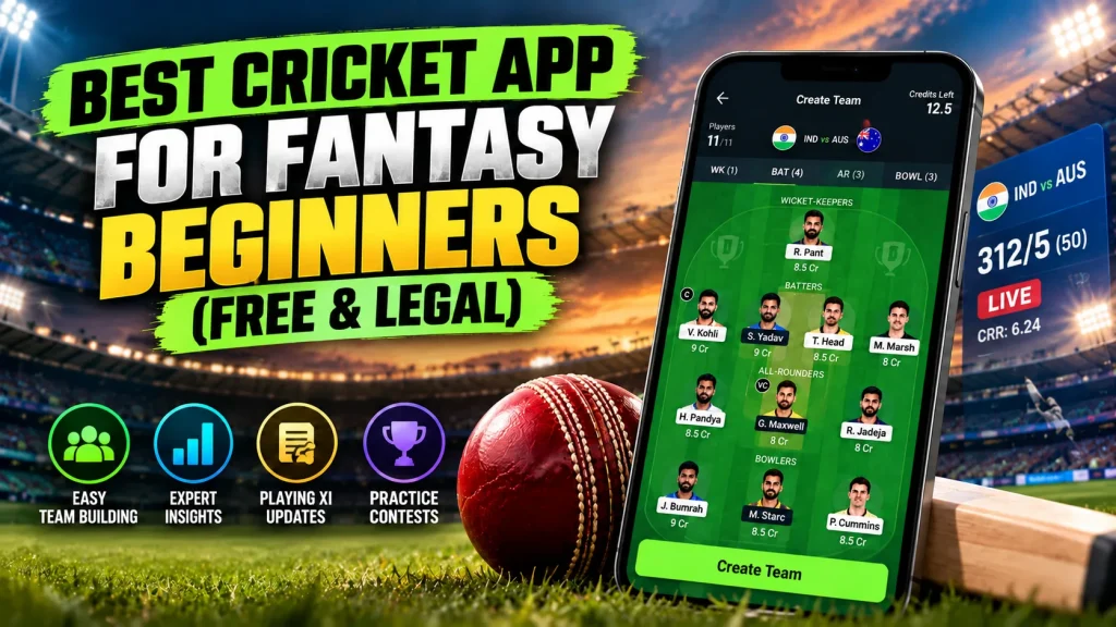 best cricket app for fantasy beginners 2026