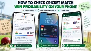 How to Check Cricket Match Win Probability on Your Phone