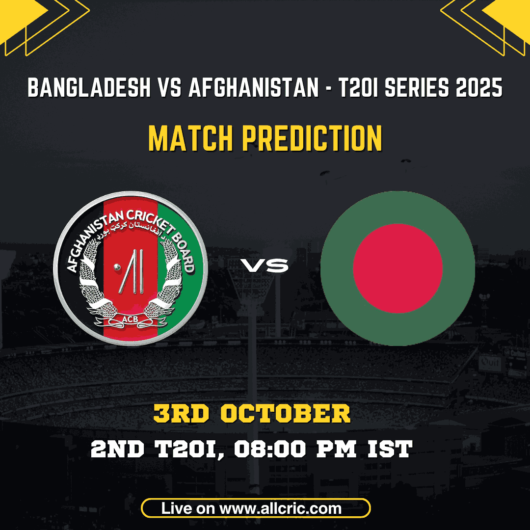 AFG vs BAN 2nd T20I Dream11 Prediction Today Match. Afghanistan vs Bangladesh 2025 T20I Series: dream11 team today, fantasy tips, match preview at Sharjah