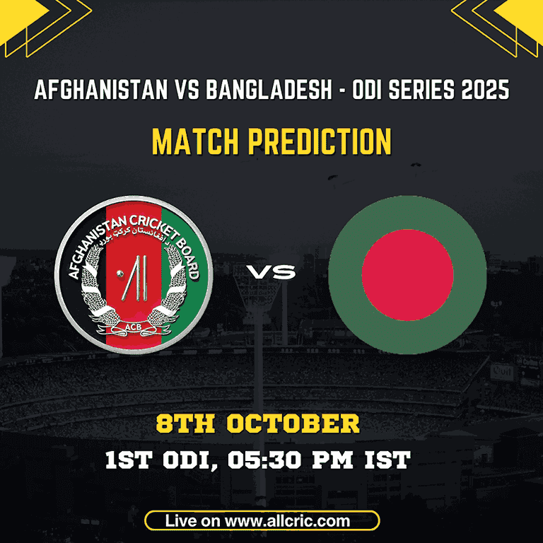 BAN vs AFG 1st ODI Dream11 Prediction & Dream11 team for 2025 series opener in Abu Dhabi. Get fantasy cricket tips, probable XI, pitch report, and today match prediction.