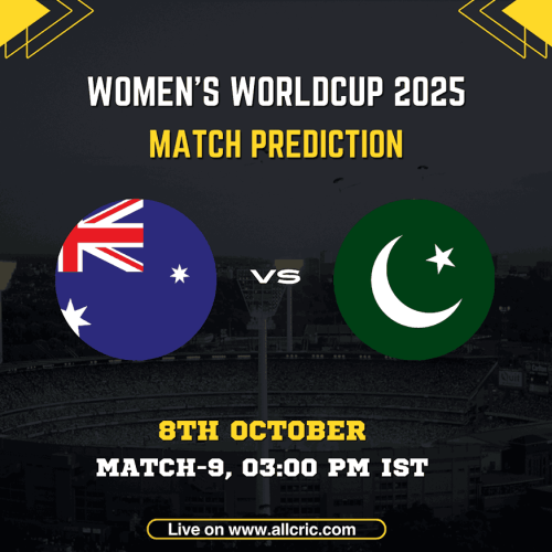 AUS-W vs PAK-W Dream11 Prediction & Dream11 Team – WC 2025 AUS-W vs PAK-W Dream11 Prediction & Dream11 Team today for Women’s World Cup 2025 Match 9. Get dream11 prediction today match, fantasy tips, probable XI, pitch report & match analysis from Colombo.