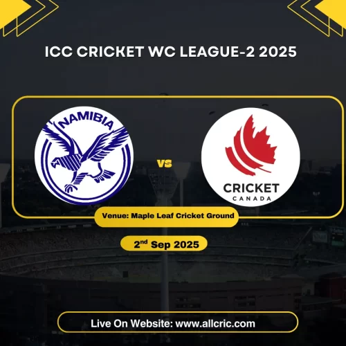 Canada vs Namibia CC CWC League 2 2025, Match 83 Today’s Prediction, Tips & Preview ICC CWC League 2 2025: Canada vs Namibia Today's Match 83 prediction, preview & playing XI.