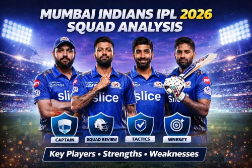 Mumbai Indians IPL 2026 squad with Rohit Sharma, Hardik Pandya, Jasprit Bumrah and Suryakumar Yadav