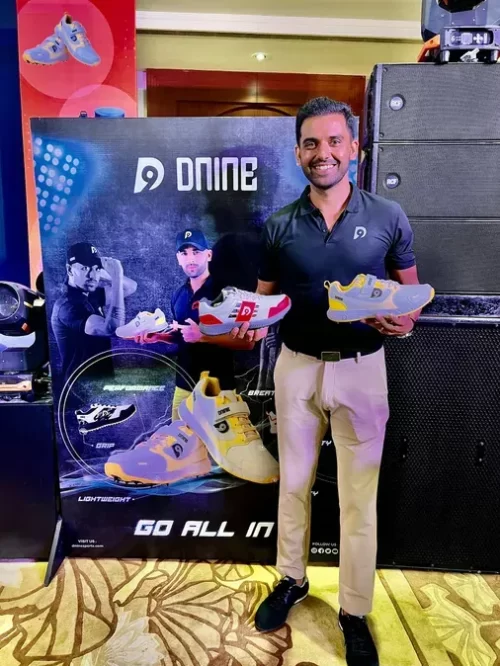 Deepak Chahar promotes DNINE Sports, one of his key business ventures helping diversify his income beyond IPL salary, cricket earnings and endorsements.