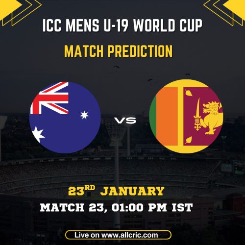 Australia U-19 vs Sri Lanka U-19 Match Prediction – ICC U-19 World Cup