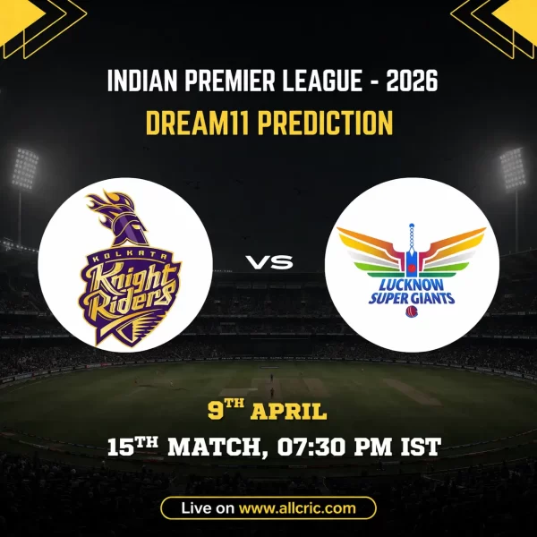 KKR vs LSG Dream11 prediction today match IPL 2026 Kolkata Knight Riders vs Lucknow Super Giants Dream11 team today with pitch report, Eden Gardens conditions and top fantasy picks