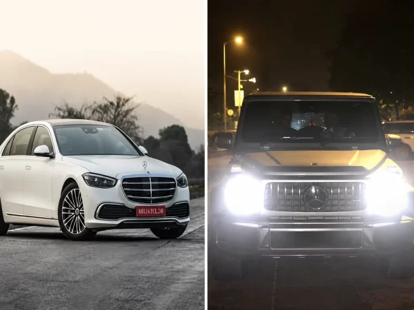 Krunal Pandya luxury car collection featuring Mercedes-Benz S-Class and Mercedes G-Wagon vehicles.