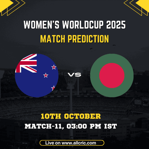 NZ-W vs BAN-W Dream11 Prediction & Dream11 Team – WC 2025 NZ-W vs BAN-W Dream11 Prediction today match – New Zealand Women vs Bangladesh Women, Women’s World Cup 2025 Match 11. Get Dream11 team, fantasy tips, and probable XI.