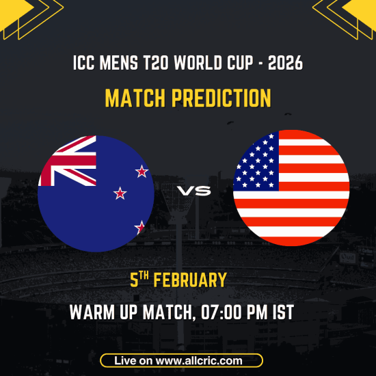 NZ vs USA Dream11 prediction today for ICC Men’s T20 World Cup 2026 warm-up match