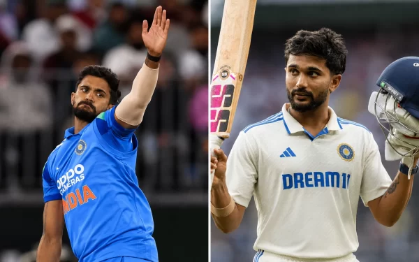 Nitish Kumar Reddy representing India in limited-overs and Test cricket, linked to his Grade C BCCI central contract.