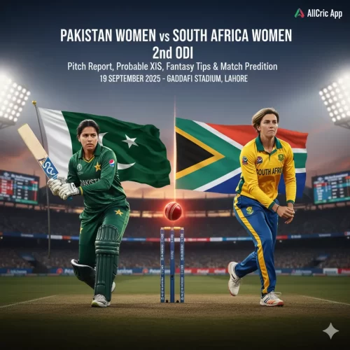 PAK-W vs SA-W 2nd ODI 2025 Dream11 Prediction Today Match PAK W vs SA W 2nd ODI 2025 – Dream11 prediction, fantasy tips, pitch report & match preview