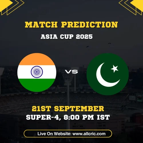 Asia Cup 2025: IND vs PAK Today Match Prediction– Super 4 Match, Who will win today? Asia Cup 2025: IND vs PAK Today Match Prediction– Super 4 Match, Who will win today?