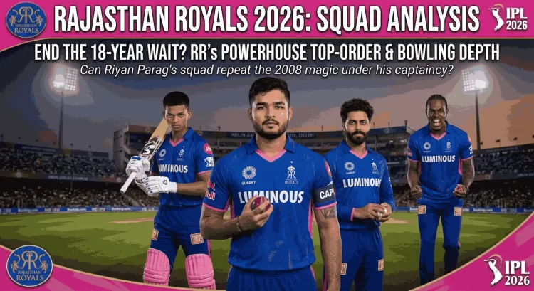 RR IPL 2026 Squad Analysis Players List, Best XI & Strengths