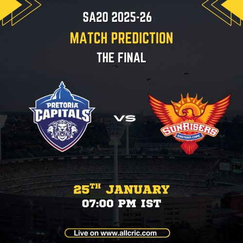 PC vs SEC Dream11 prediction today for SA20 Final 2026 between Pretoria Capitals and Sunrisers Eastern Cape