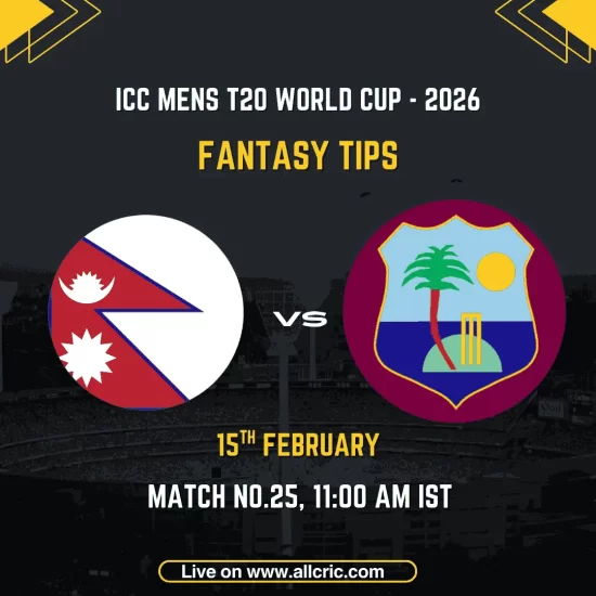 WI vs NEP Dream11 prediction today match at Wankhede Stadium featuring Sherfane Rutherford and Rohit Paudel in ICC Men’s T20 World Cup 2026
