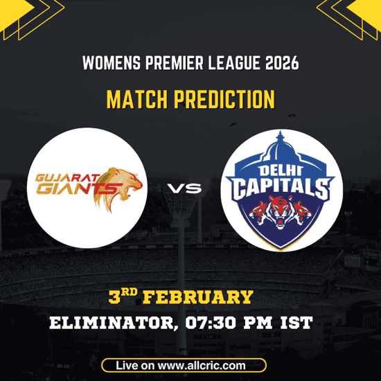 GG-W vs DC-W Dream11 prediction today for WPL 2026 Eliminator, Gujarat Giants Women vs Delhi Capitals Women match