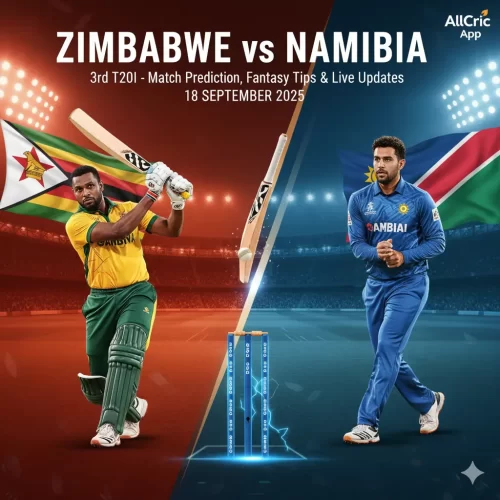 ZIM vs NAM 3rd T20 2025 – Expert Dream11 Prediction Today ZIM vs NAM 3rd T20I 2025: Dream11 prediction today, Fantasy picks & match preview. Don’t miss live updates
